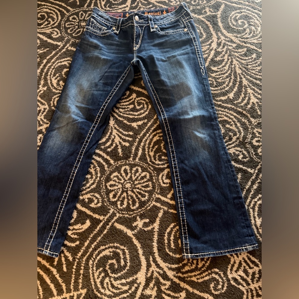 Rock Revival Dark Blue Boot Cut Jeans